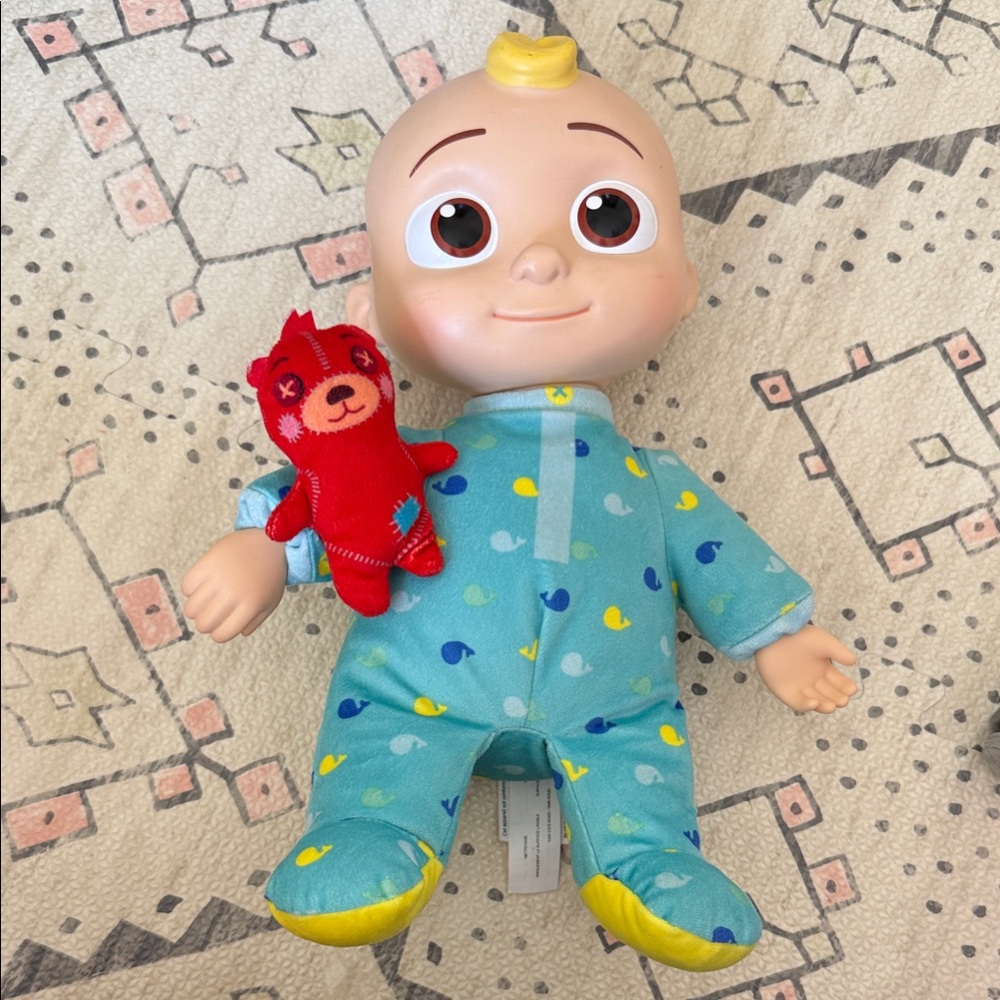 Charming JJ CoComelon Baby Doll with Red Plush Toy